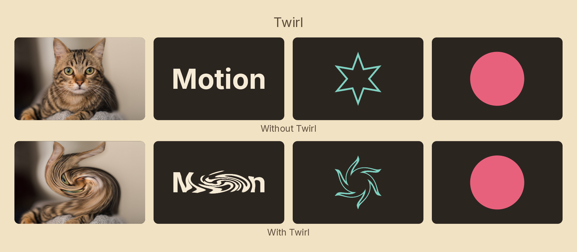 Twirl effect demo